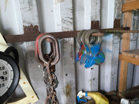 Div. Løfteudstyr D-typsjækel mv.  Model: WLL43/4T 