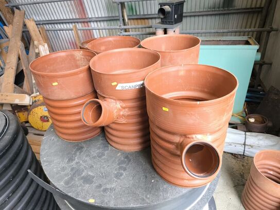 Kloakbrønd &  tørbrønde af polypron SCANPIPE, KESSEL Model: NS3LW1000SF800