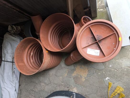 Kloakbrønd &  tørbrønde af polypron SCANPIPE, KESSEL Model: NS3LW1000SF800