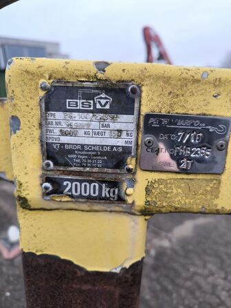 Stilbar pallegaffel BSV Model: PS 100/21 SSB