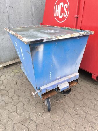 Tipcontainer m. hjul 