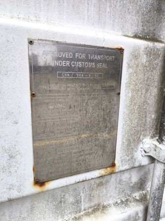 20" Fods ISO-container  CIMC  Model: CFS20C-81