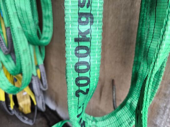 Løftestropper 2000-3000 kg.  DANLØFT