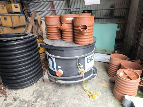 Kloakbrønd &  tørbrønde af polypron SCANPIPE, KESSEL Model: NS3LW1000SF800