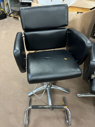 Frisørstol + Skammel