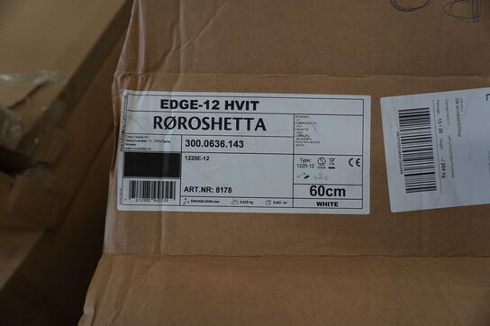 Emhætte RØROSHETTA Edge-12 Hvit