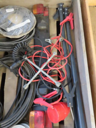 Indholdet på pallen