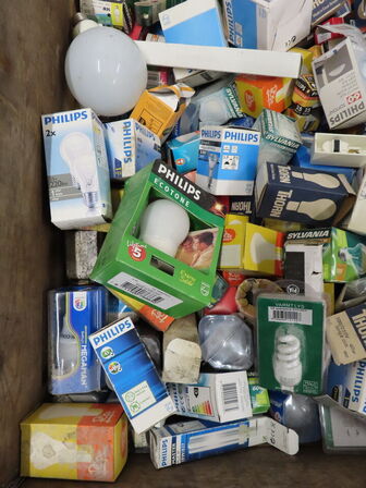 Indholdet på pallen