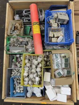 Indholdet på pallen