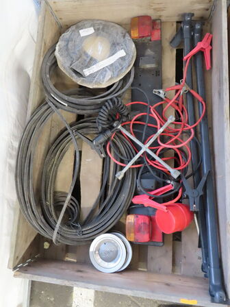 Indholdet på pallen