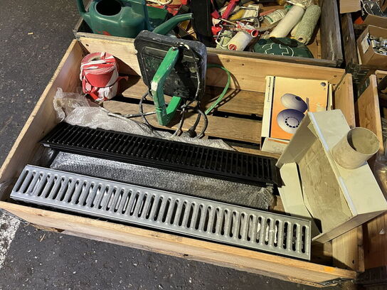 Indholdet på pallerne