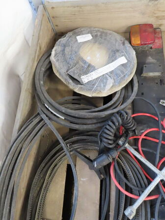 Indholdet på pallen