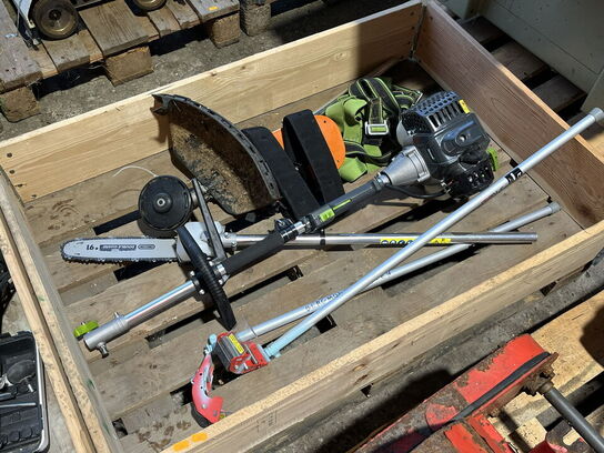 Indholdet på pallen