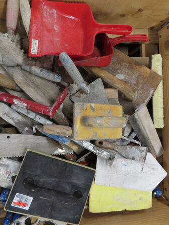 Indholdet på pallen