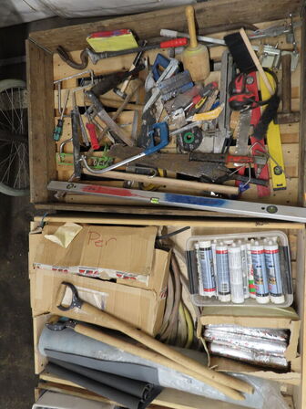 Indholdet på pallerne