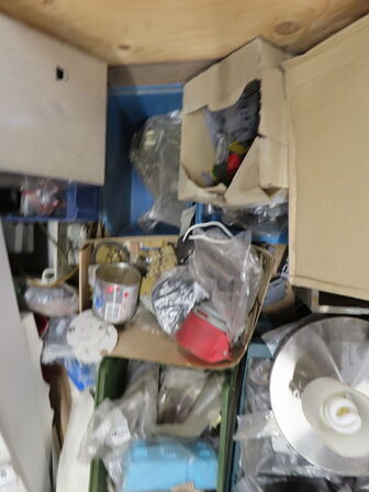 Indholdet på pallen