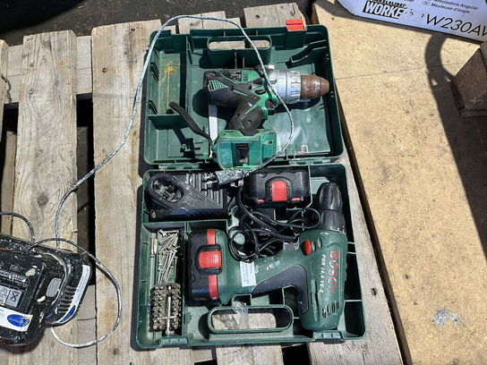 Indholdet på pallerne