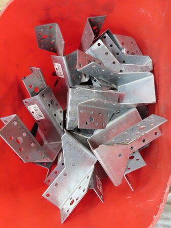 Indholdet på pallen