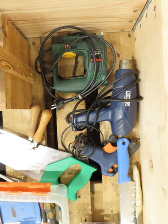 Indholdet på pallen