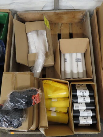 Indholdet på pallerne