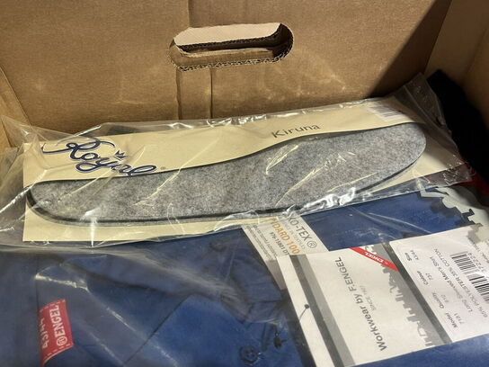 Div. arbejdstøj i kassen