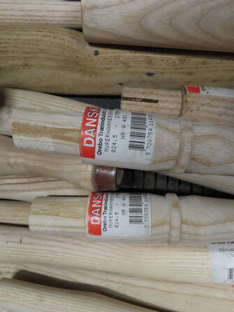 Indholdet på pallen