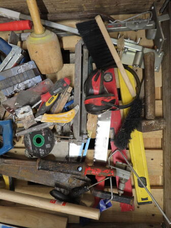 Indholdet på pallerne