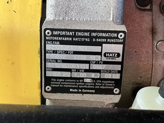 Vibrator, HATZ Diesel 1DB1Z