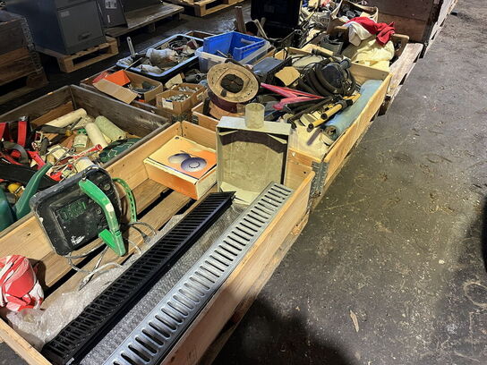 Indholdet på pallerne