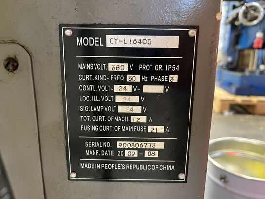 Metaldrejebænk, LATHE CY-LI640G