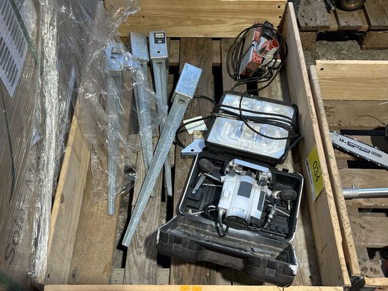 Indholdet på pallen