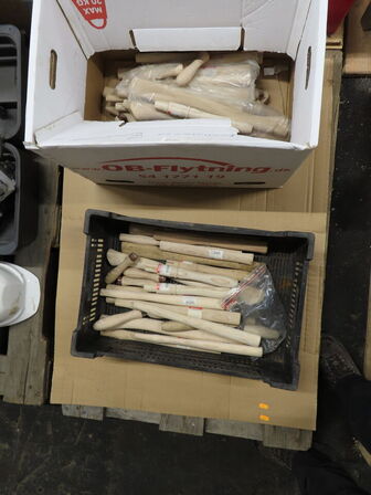 Indholdet på pallen