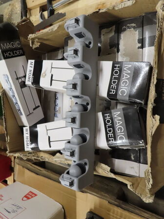 Indholdet på pallen