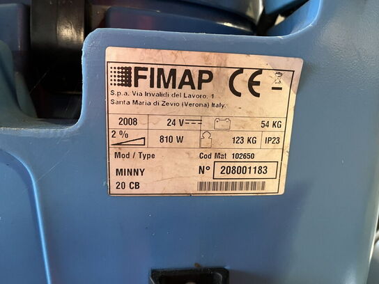 Gulvvaskemaskine, FIMAP MINNY 20