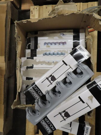 Indholdet på pallen