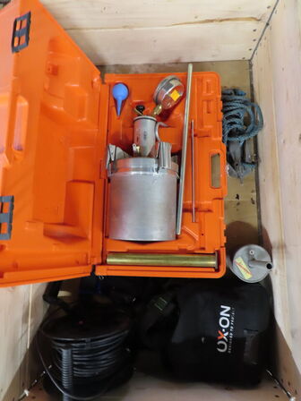 Indholdet på pallen