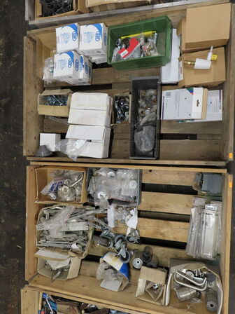 Indholdet på pallerne