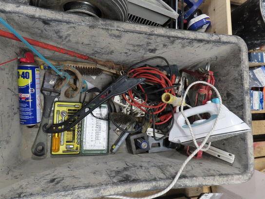 Indholdet på pallerne