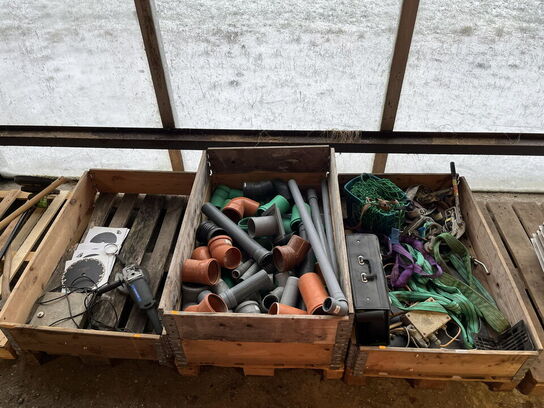 Indholdet på pallerne