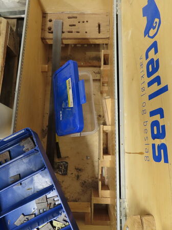 Indholdet på pallen