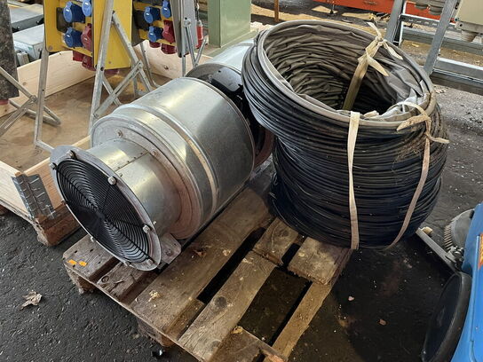 Aksialventilator med tube