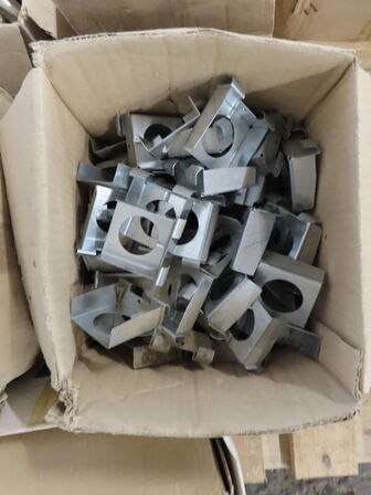 Indholdet på pallen