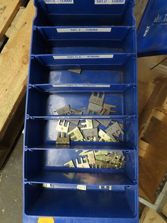 Indholdet på pallen