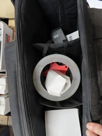 Indholdet på pallen