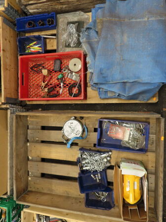 Indholdet på pallerne