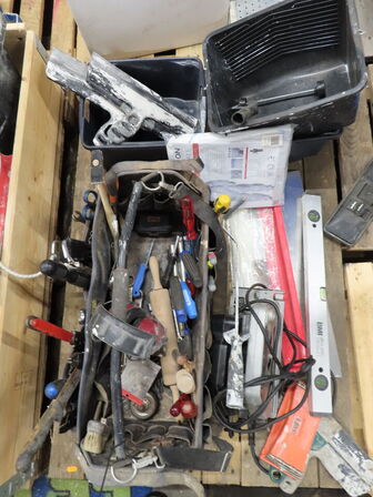 Indholdet på pallerne