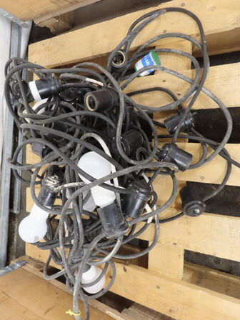 Indholdet på pallerne