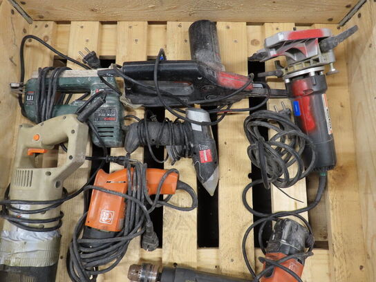 Indholdet på pallen