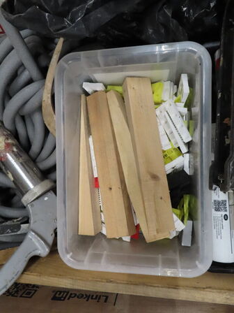 Indholdet på pallerne