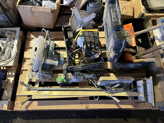 Indholdet på pallerne